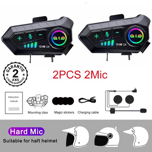 Intercoms casque moto - 2,