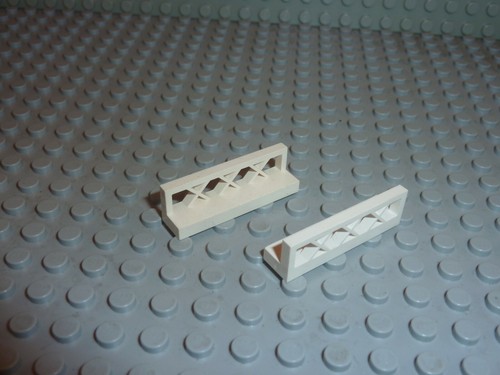 Barriere lego white - 2, fence