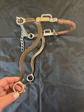 Hackamore with Leather Wrapped Nose, 8 Inch Shanks by Weaver Leather