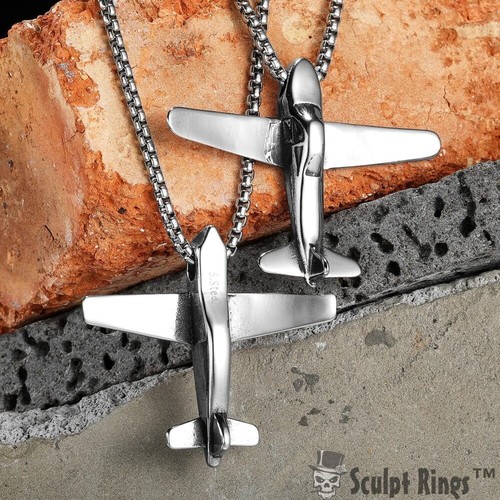 Collier pendentif avion - , de