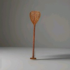 pagaie En Bois Sculpté Tiki