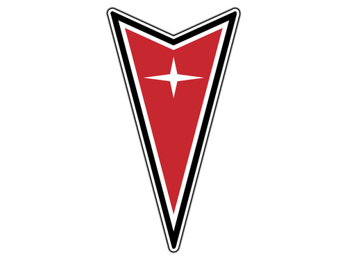 Pontiac logo sticker - pontiac,