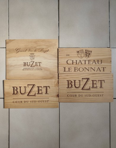 Vin lot estampes bois - lot, 4