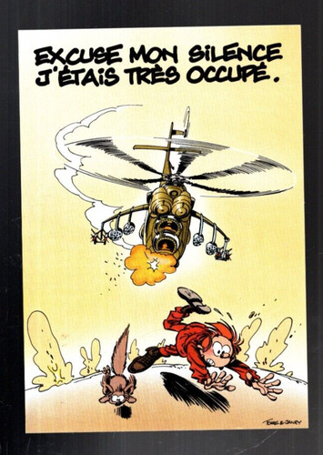 Carte postale spirou - carte, j'