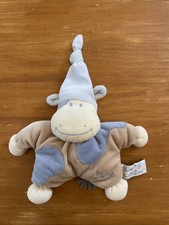 O Doudou vache marron beige