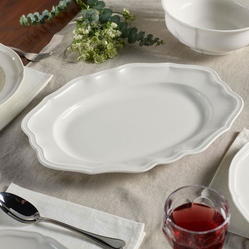 Plat ovale porcelaine - ovale, en