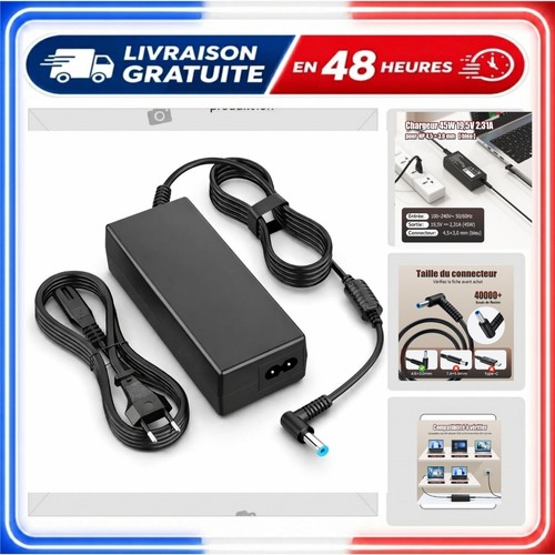 Chargeur 45w 2 31a - hp, 19,5v