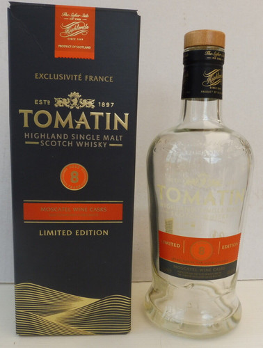 Boîte carton whisky tomatin - -,