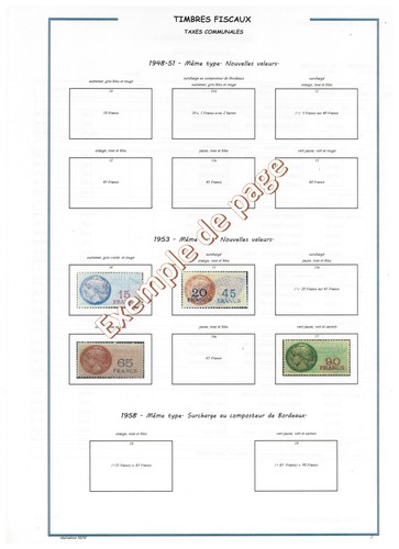 France timbres fiscaux taxes - fiscaux,