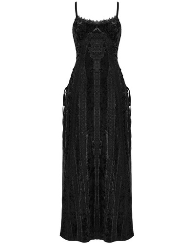 Robe maxi gothique - en, velours