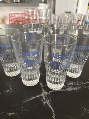 Pastis verres publicitaires - pastis,