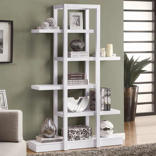White shelf zig zag - 5-shelf,