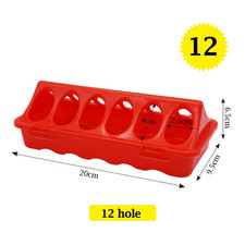 Mangeoire Au Sol À Double Rangée Pour Volaille, Bac D'Élevage Anti-Déversement R