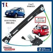 Mecanisme de Leve Vitre Avant Gauche Chauffeur pour Fiat Panda 46803652 51846385
