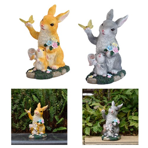 Statue lapin jardin avec - lapin, de