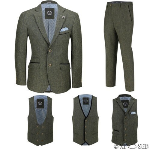 Hommes vert mélange - vert,