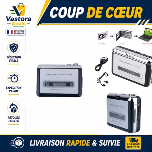 Lecteur cassette usb - de,
