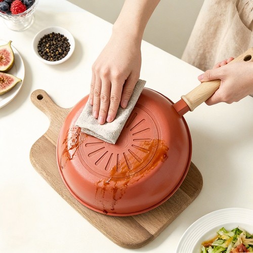 Saucière fer forgé orange - en,