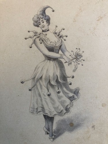 4 dessins de - h.r., —