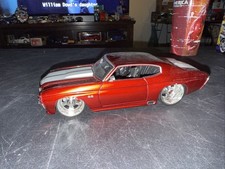1971 CHEVROLET CHEVELLE SS CANDY RED & WHITE 1/24 DIECAST MODEL BY JADA Bigtime