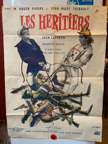 Ancienne affiche cinema - affiche, de