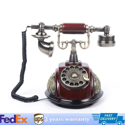 Antique style rotary phone - antique,