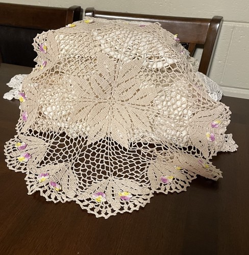 Piece lot vintage crochet - vintage,