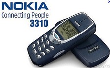 Original Nokia 3310 Blue Unlocked 2G GSM 900/1800 Good Quality Cellular Phone
