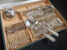 ALFENIDE/CHRISTOFLE MENAGERE 37 PIECES MODELE PARIS T T B ETAT