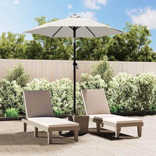 Garden parasol sand white - garden,