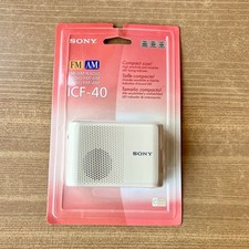 NEUF Sony ICF-40 Mini Radio FM