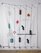 Plaid En Coton Tissé À La