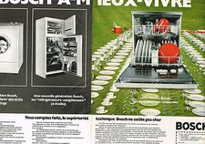 ADVERTISING ADVERTISING 035 1973 BOSCH Dishwasher (2p) Washing Machine