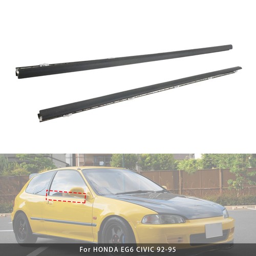 2pcs side door - window, belt