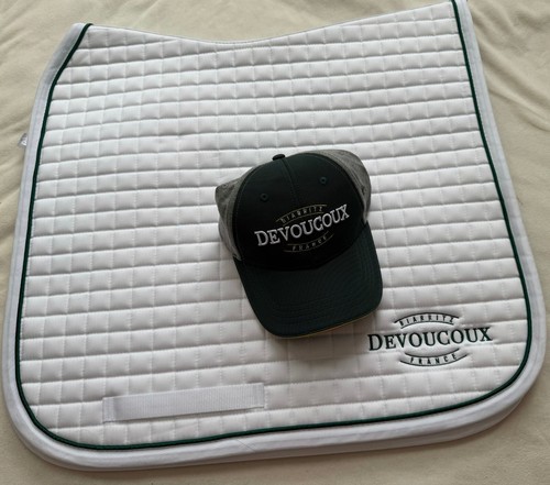 Devoucoux dressage pad and - pad, hat