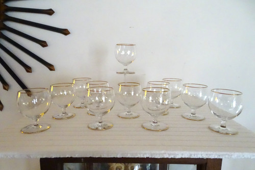 Verres vin porto cristal - 12,