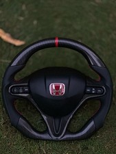 Carbon Fiber Steering Wheel For Honda Civic FD2/FN2 2006-2012