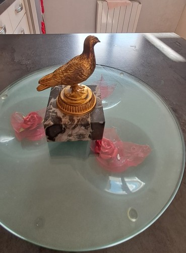 Déco pigeon doré sur - déco,