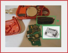 Switch interne + Bouton caoutchou pour clé rouge télécommande Alfa Roméo 156 166