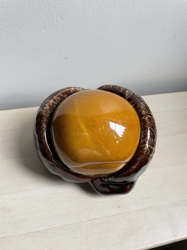 Ancien pot boîte - , céramique