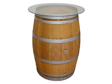 Tonneau de décoration, table