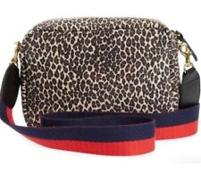 Clare V. Midi Sac Leopard Print Leather Crossbody bag