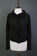 Kokomarina Black Wool Long Sleeve Button Cardigan Sweater