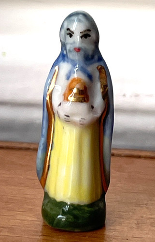 Fève personnage santon - fève,