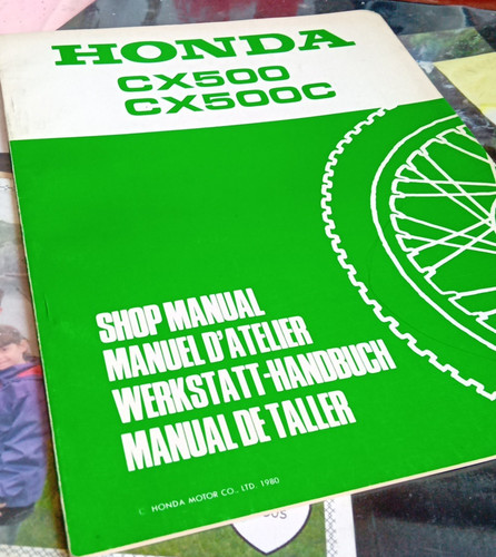 Manuel atelier honda 500 - honda, cx