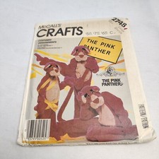 Vintage McCalls Pink Panther Costume Pattern Size Adult L Bodysuit Hat