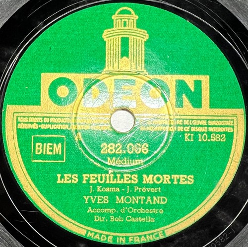 Yves montand les feuilles - yves,