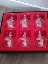 Coffret neuf 6 verres a cognac