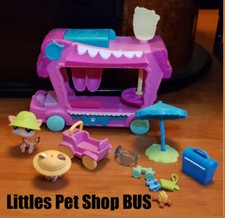 Littles Petshop girafes + bus