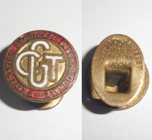 Insigne boutonniere cgt - insigne,